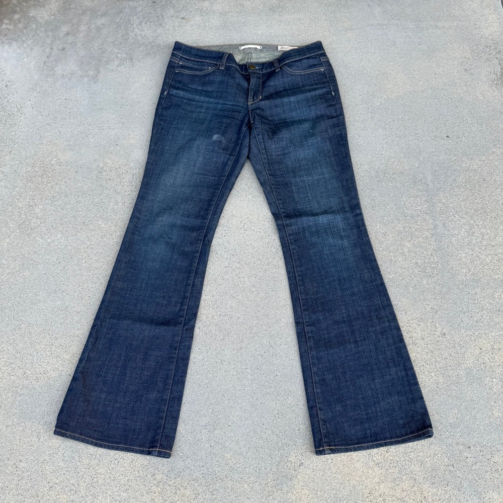 Gap Limited Edition Women Dark Wash Flare Jeans Size 8 Blue Denim
